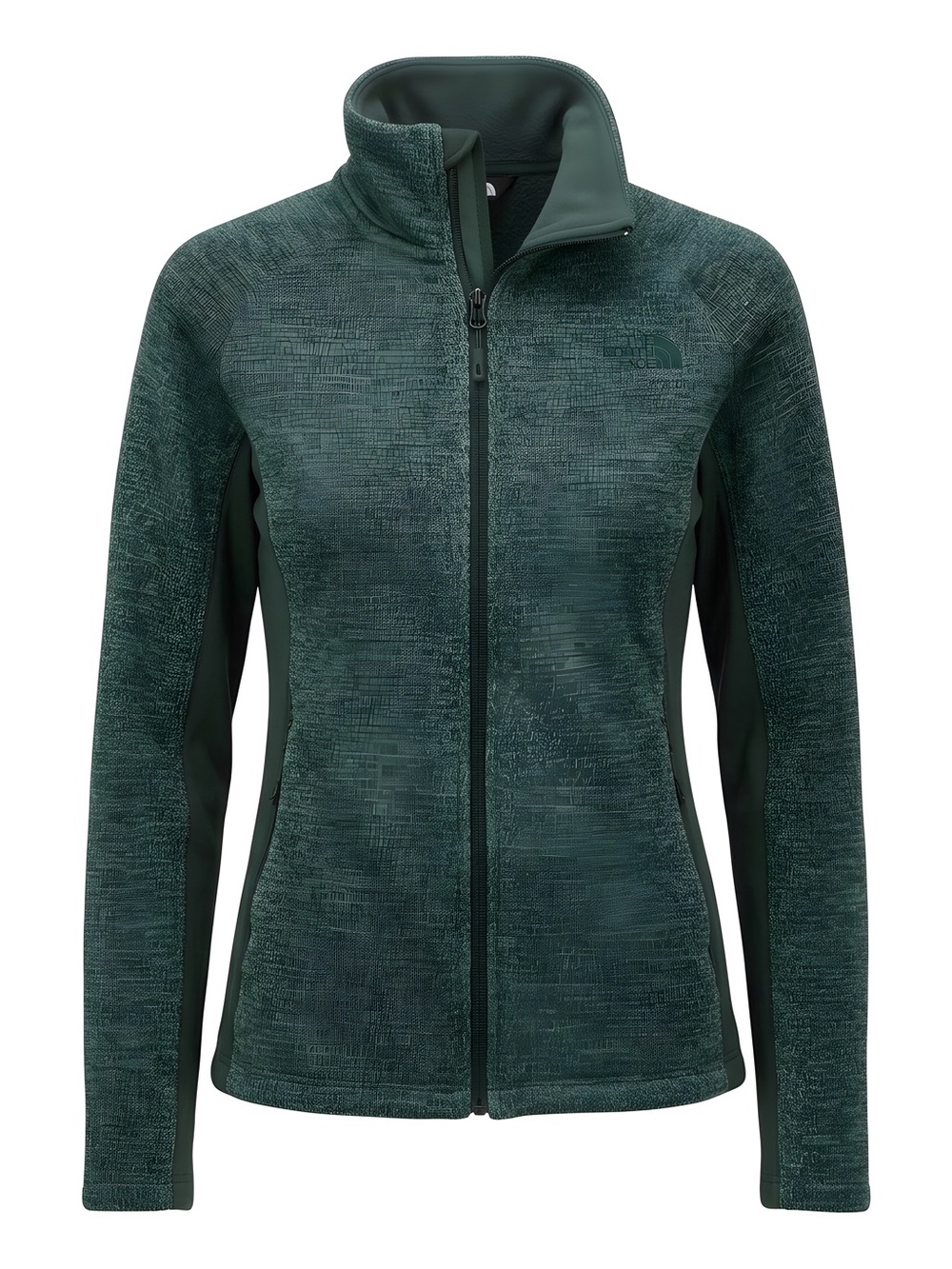 The North Face Women's Heathered Green Full-Zip Utility Jacket